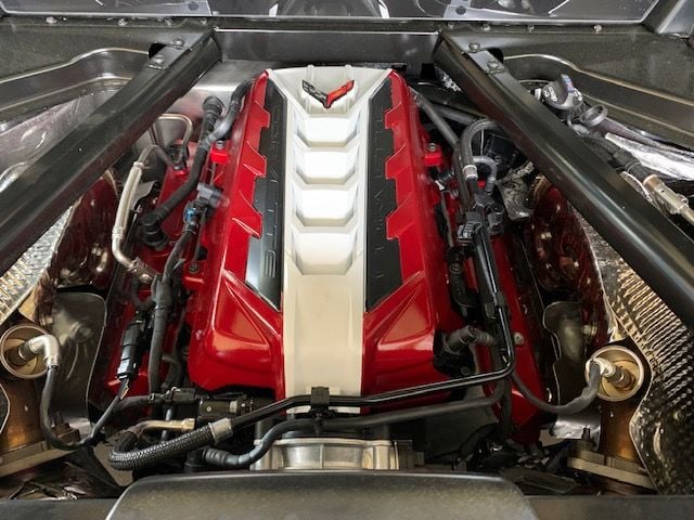 Painted my engine cover - CorvetteForum - Chevrolet Corvette Forum