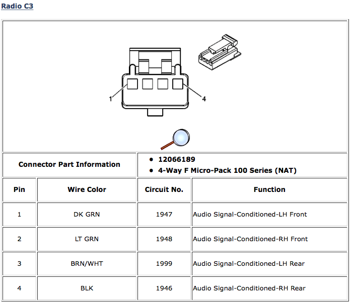 1998 Stereo Wiring - CorvetteForum - Chevrolet Corvette Forum Discussion