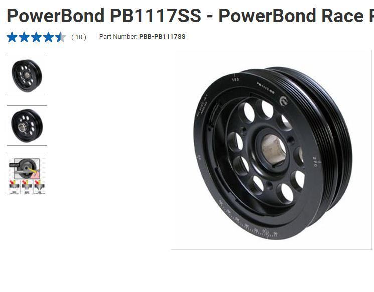 Powerbond Harmonic balancer CorvetteForum Chevrolet Corvette Forum Discussion