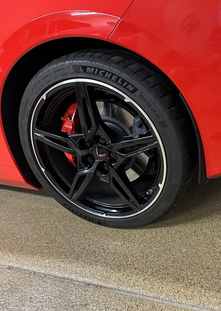 WONDER ITEM AND AN ECONOMICAL MOD - C8 Black Wheel Rim Lug Nut Covers ...