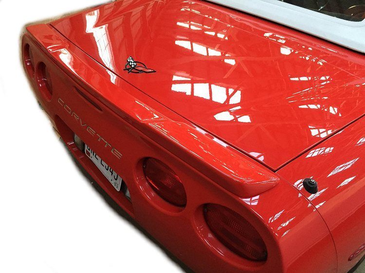 New C5 Corvette ZR1 Style PrePainted Rear Spoiler Tape On Style