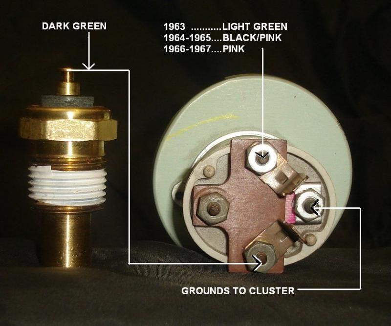 Bench testing temperature gage question - CorvetteForum ... 1972 corvette wiper wiring diagram 
