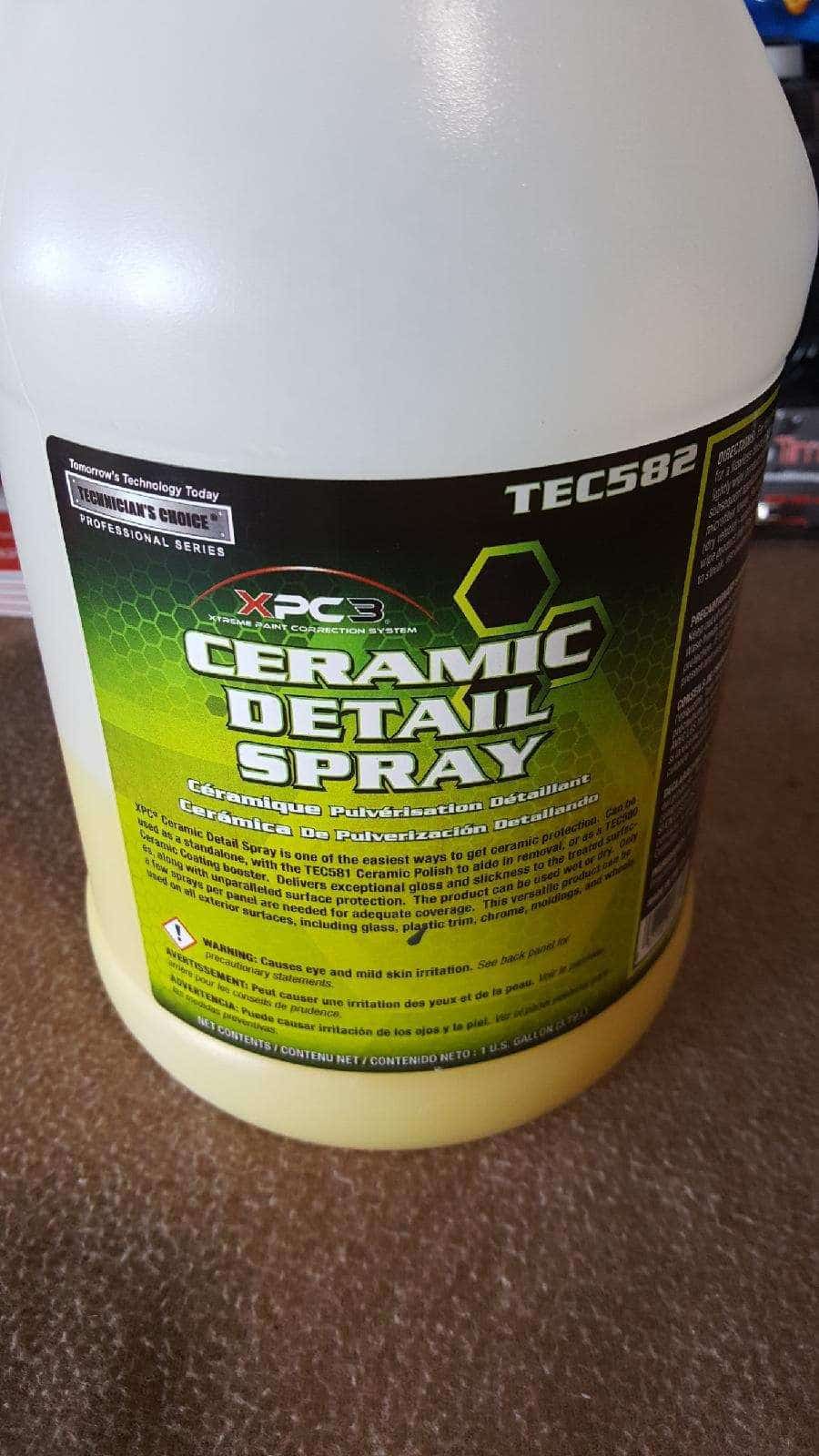 Technicians Choice Tec582 Ceramic Detail Spray 1 Gallon for sale