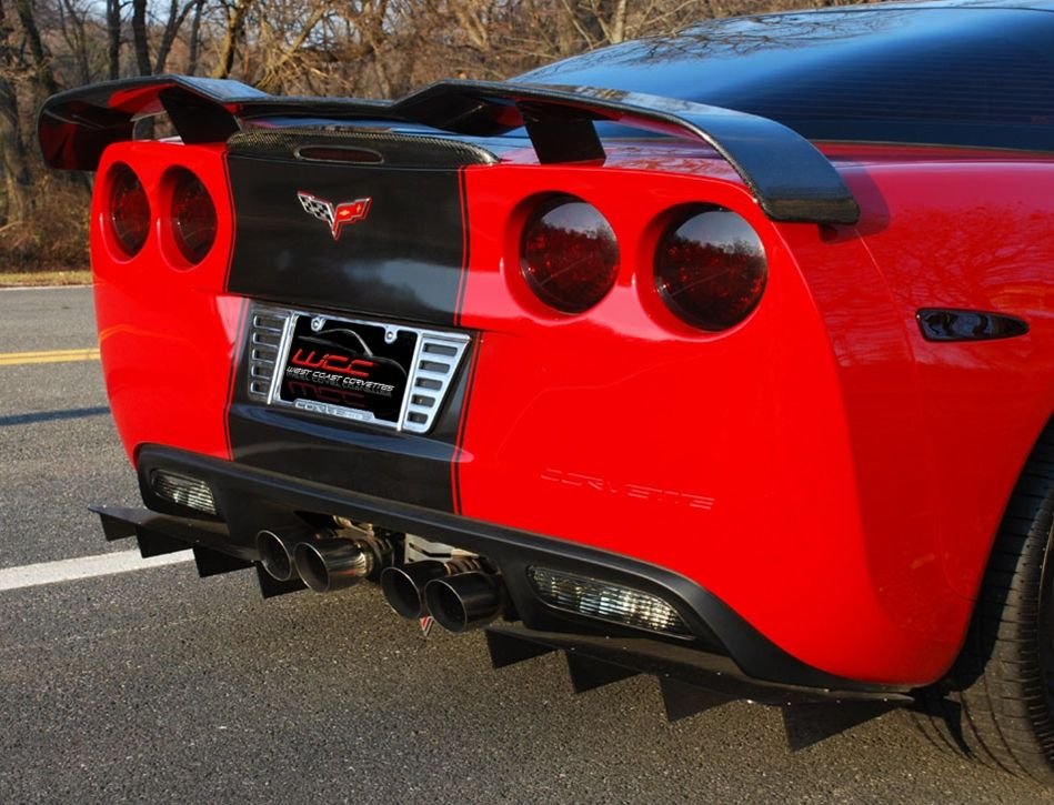 FS C6 (0513) Carbon Fiber FRP F1 Spoiler CorvetteForum Chevrolet