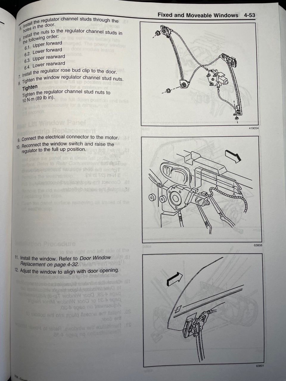 Window Regulator Cables CorvetteForum Chevrolet Corvette Forum