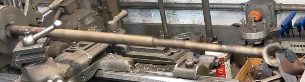 Main shaft, two piece