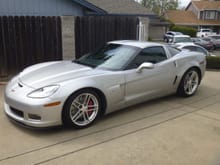 Now driving.  '07 Z06 6-Speed manual