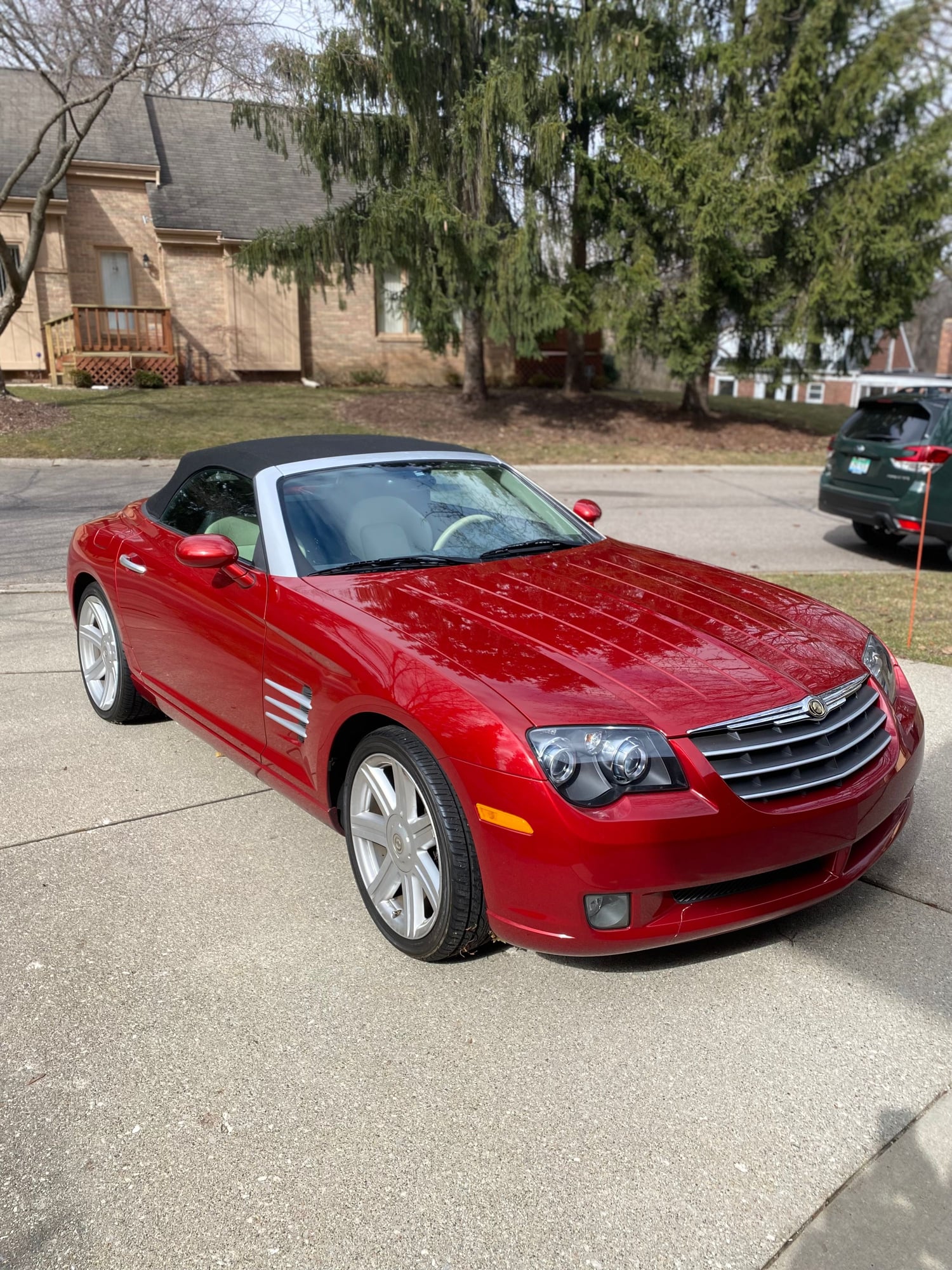 2007 Chrysler Crossfire - 2007 Crossfire Limited Roadster Convertible - Used - VIN 1C3LN65L57X070006 - 6 cyl - 2WD - Automatic - Convertible - Red - Troy, MI 48085, United States