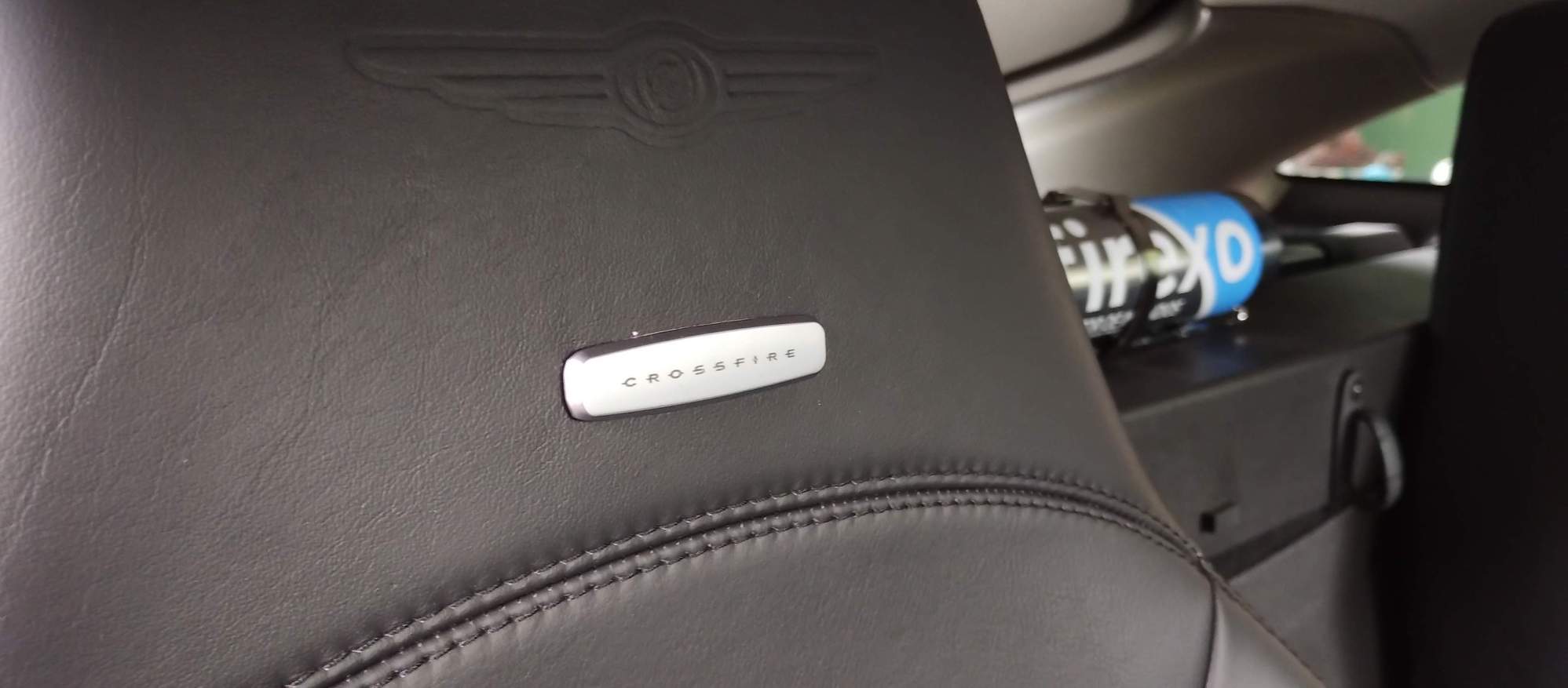 A classy polished steel mod to leather seats