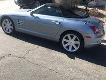 great paint garage kept, car has had ceramic coating, tires are all matching and in good condition. I own 2 crossfires selling this one.