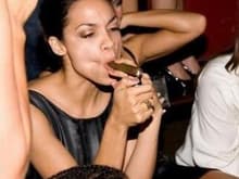 female celebrities smoking cigars 10