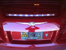 Roadster Tail Light Letters