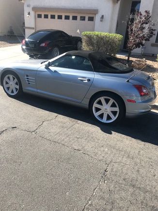 great paint garage kept, car has had ceramic coating, tires are all matching and in good condition. I own 2 crossfires selling this one.