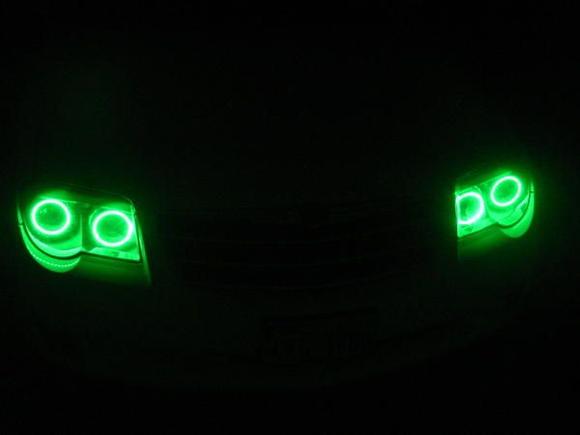 GREEN Halos (Part of the 2.0 Infared ColorShift Oracle Kit)