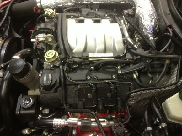new black crinkle valve covers