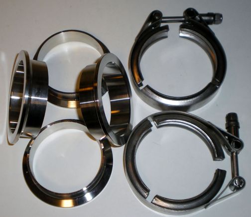 304SS V Band exhaust clamps