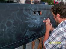 The beginning of my tail gate