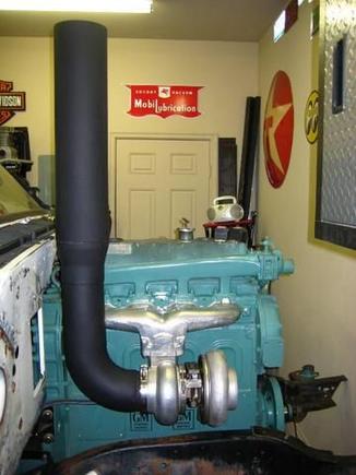 5 inch off the turbo to a 6 inch stack.