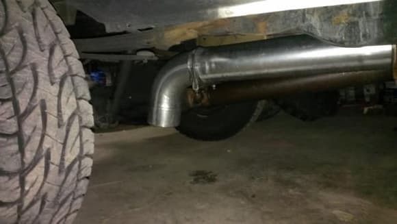 Concealed 5-inch exhaust