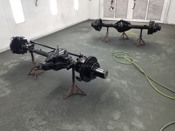 painted axles