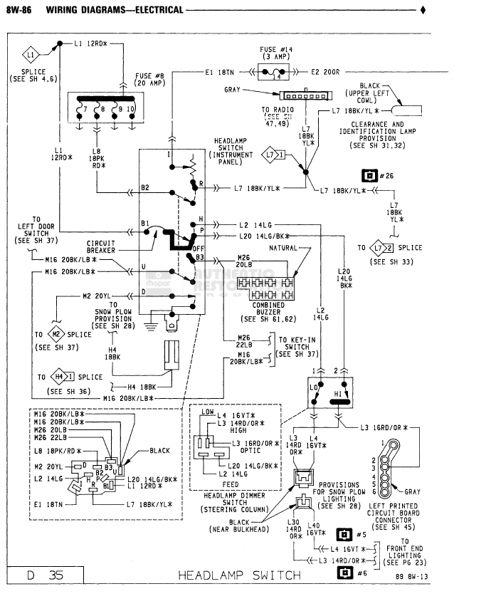 Steering Column Wiring Diagram - Complete Wiring Schemas