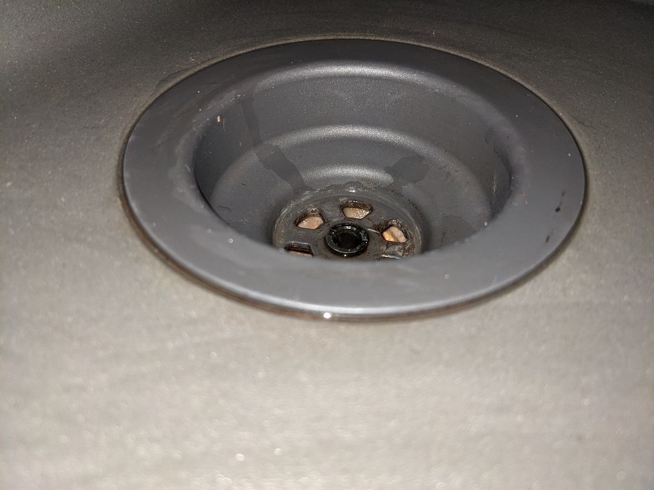 Tighten Sink Strainer Down A To A Lower Position