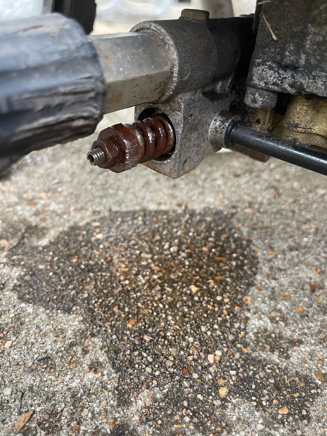 Stuck pressure washer pressure unloader valve assembly DoItYourself