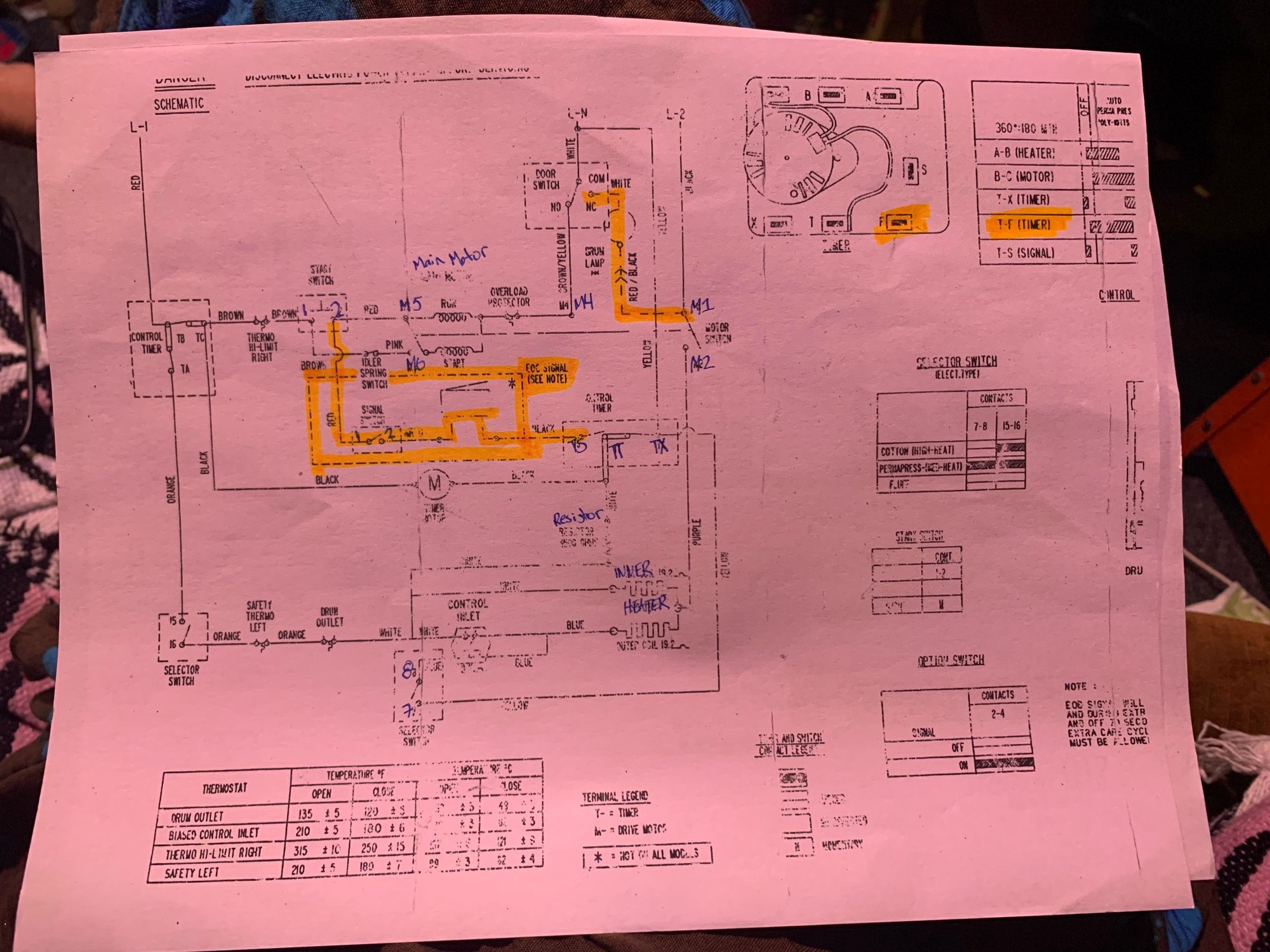 Old dryer wiring issue Community Forums