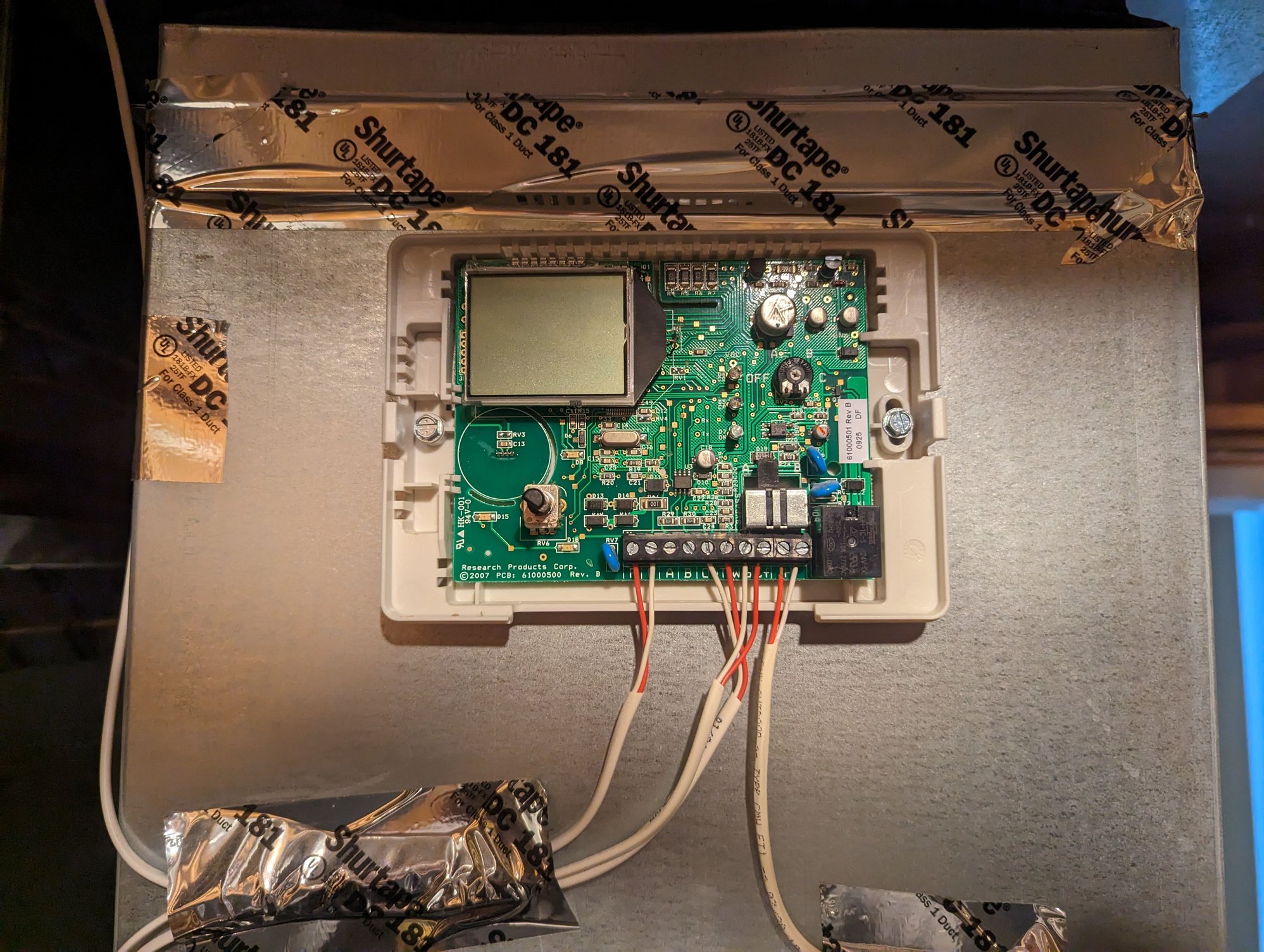 Aprilaire 600A from A58 humidstat to old 60 humidistat. DoItYourself