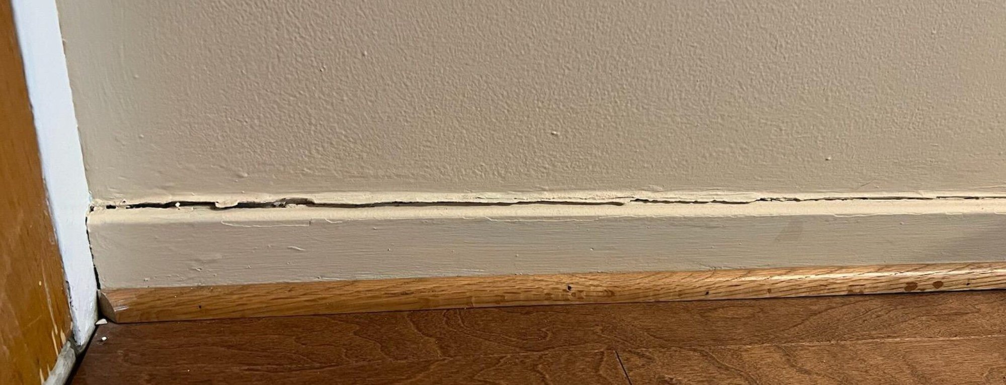 fixing a gap between the drywall and the baseboard - DoItYourself.com ...