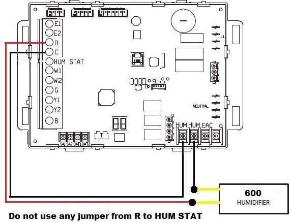 Wiring Aprilaire 600 to Rheem R802V - DoItYourself.com Community Forums