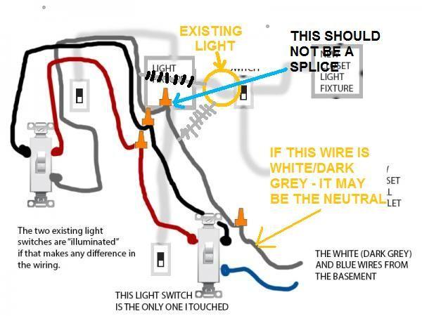 Need help with a wiring issue (breaker keeps popping) Wiring diagram