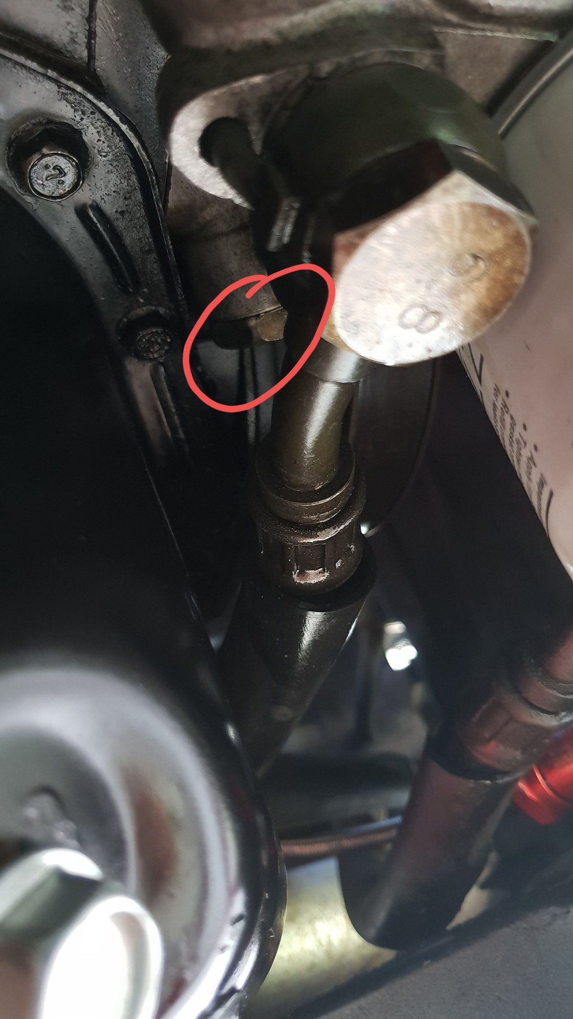 Leak near oil filter EvolutionM Mitsubishi Lancer and Lancer