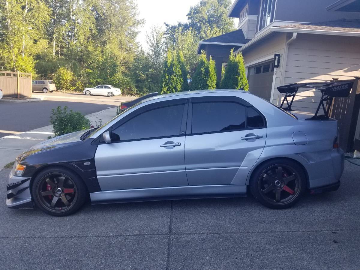 2006 Mitsubishi Lancer Evolution - Lancer Evolution 9 SE Voltex Widebody - Used - VIN JA3AH86C76U065425 - 54,000 Miles - Silver - Seattle, WA 98109, United States