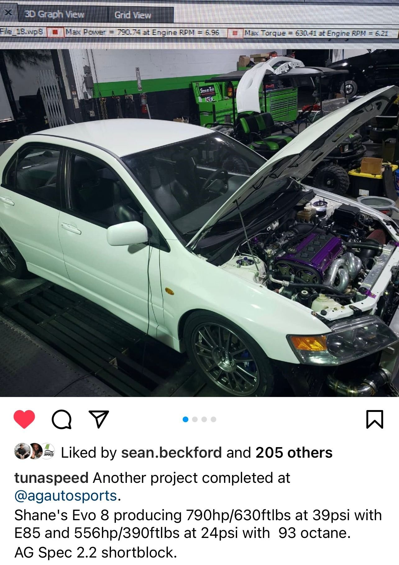 2003 Mitsubishi Lancer Evolution - 2003 Evo 8- 800 hp 2.2 stroker - Used - VIN JA3AH86F23UO86592 - 106,332 Miles - Ft Lauderdale, FL 33304, United States