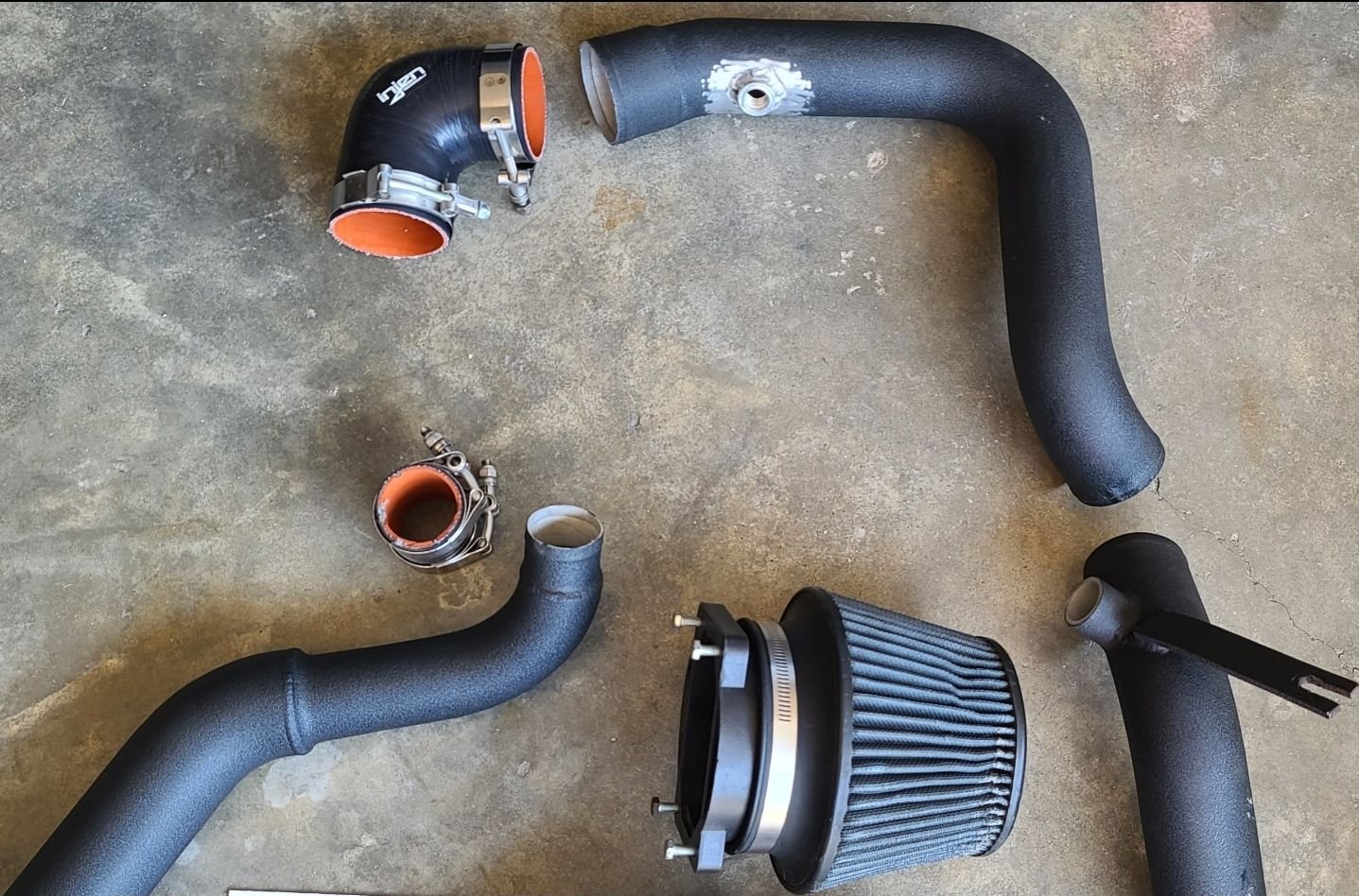 Engine - Intake/Fuel - Injen Cast Aluminum Intake &l IC Piping - Evo 8/9 - Used - Austin, TX 78754, United States