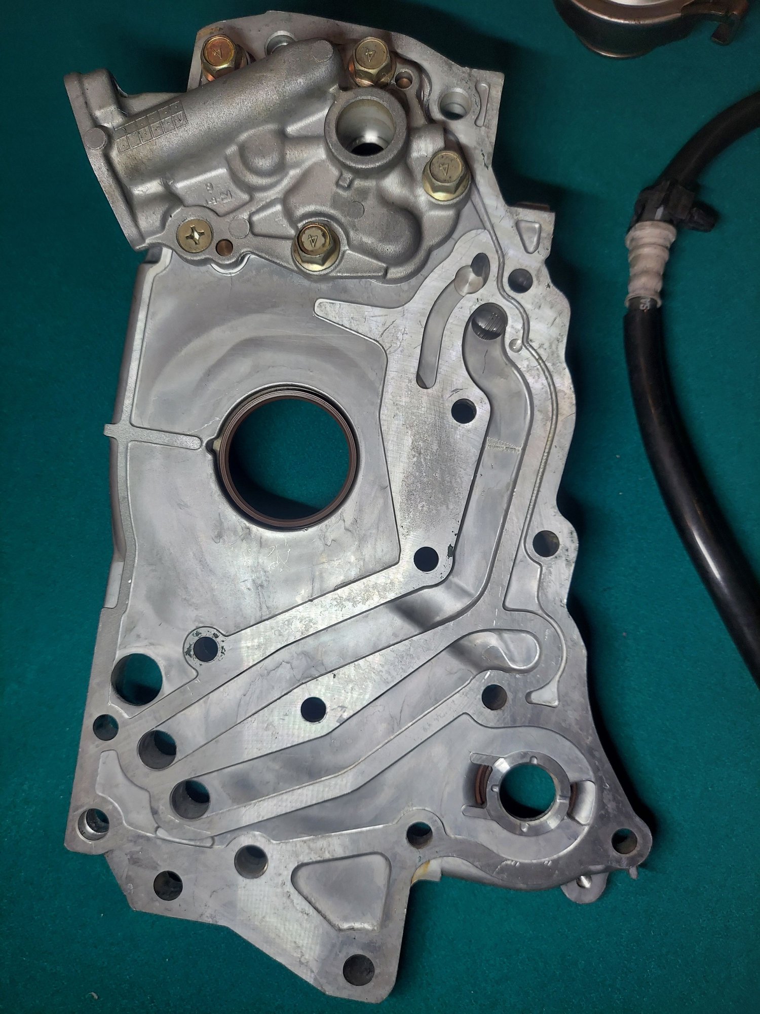 Engine - Internals - Evo 9 4g63 oil pump / front cover w/ 20K miles on it - Used - 2002 to 2007 Mitsubishi Lancer Evolution - South Chicago Suburbs, IL 60475, United States
