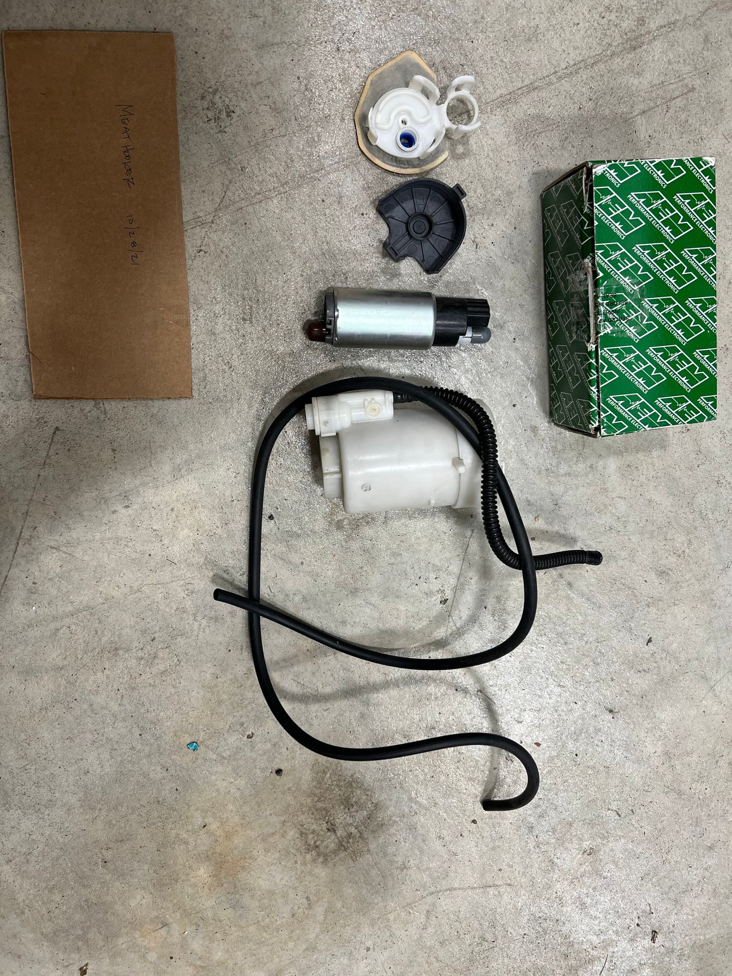 2013 Mitsubishi Lancer Evolution - AEM fuel pump with oem hanger - Engine - Intake/Fuel - $100 - Boise, ID 83702, United States