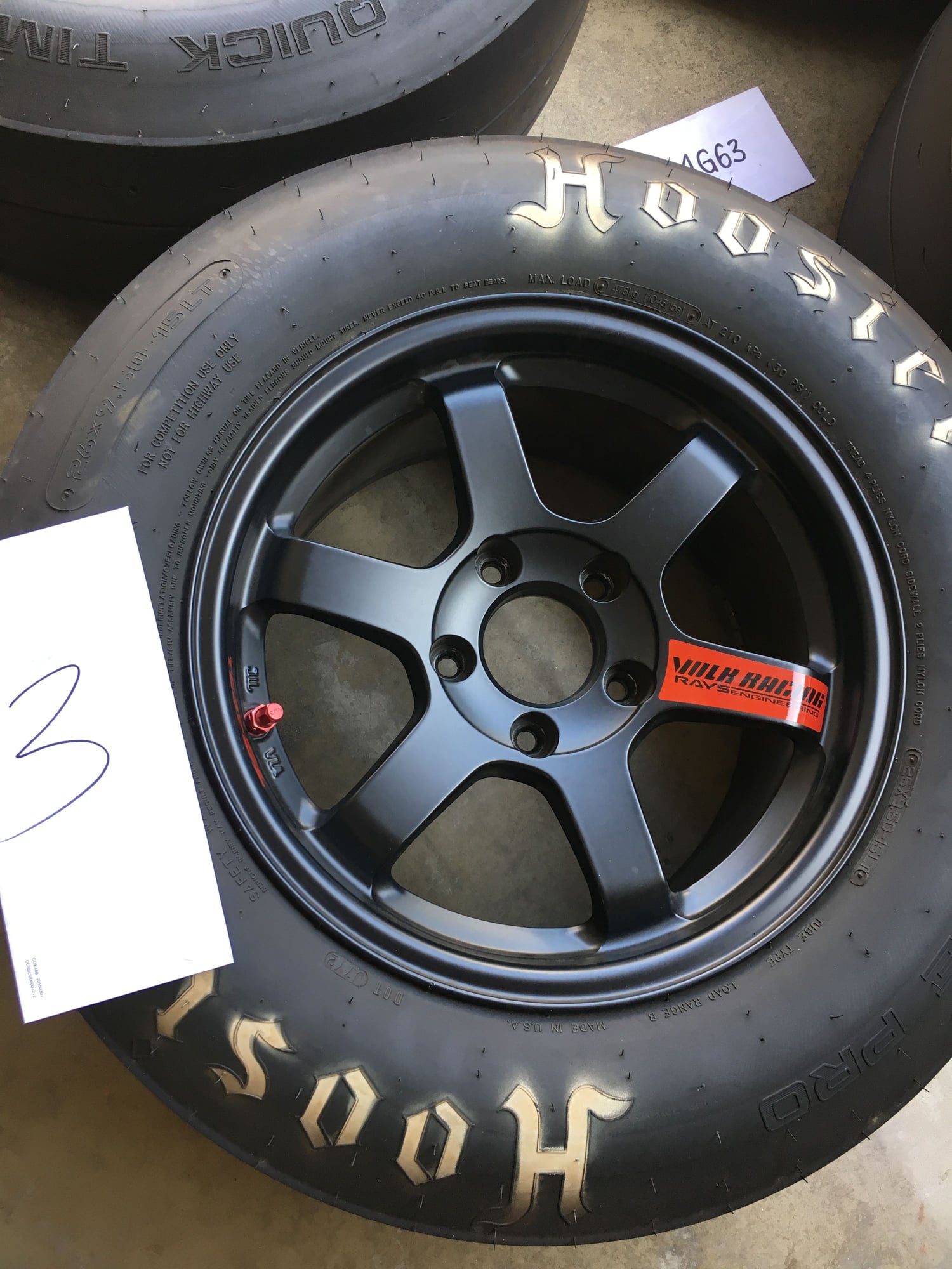 Wheels and Tires/Axles - FS: Volk TE37SL 15" x 8" 32mm offset with Hoosier QTPs - Used - 2003 to 2006 Mitsubishi Lancer Evolution - Hacienda Heights, CA 91745, United States