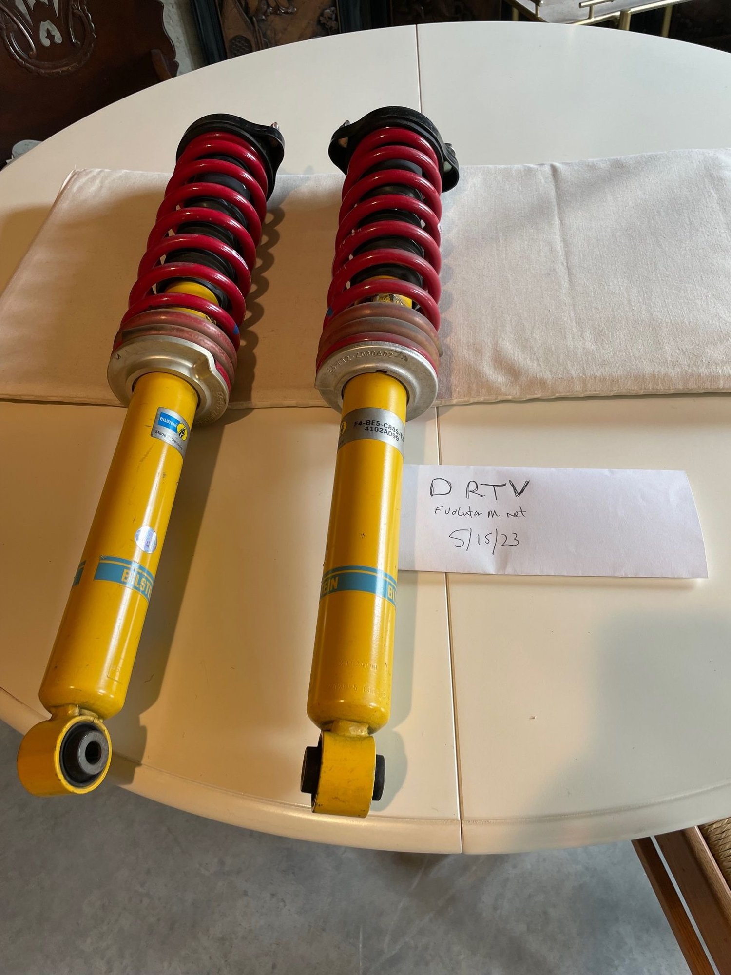 Steering/Suspension - OEM Evo X MR struts and springs - Used - 2008 to 2015 Mitsubishi Lancer Evolution - Fairfax, VT 05454, United States