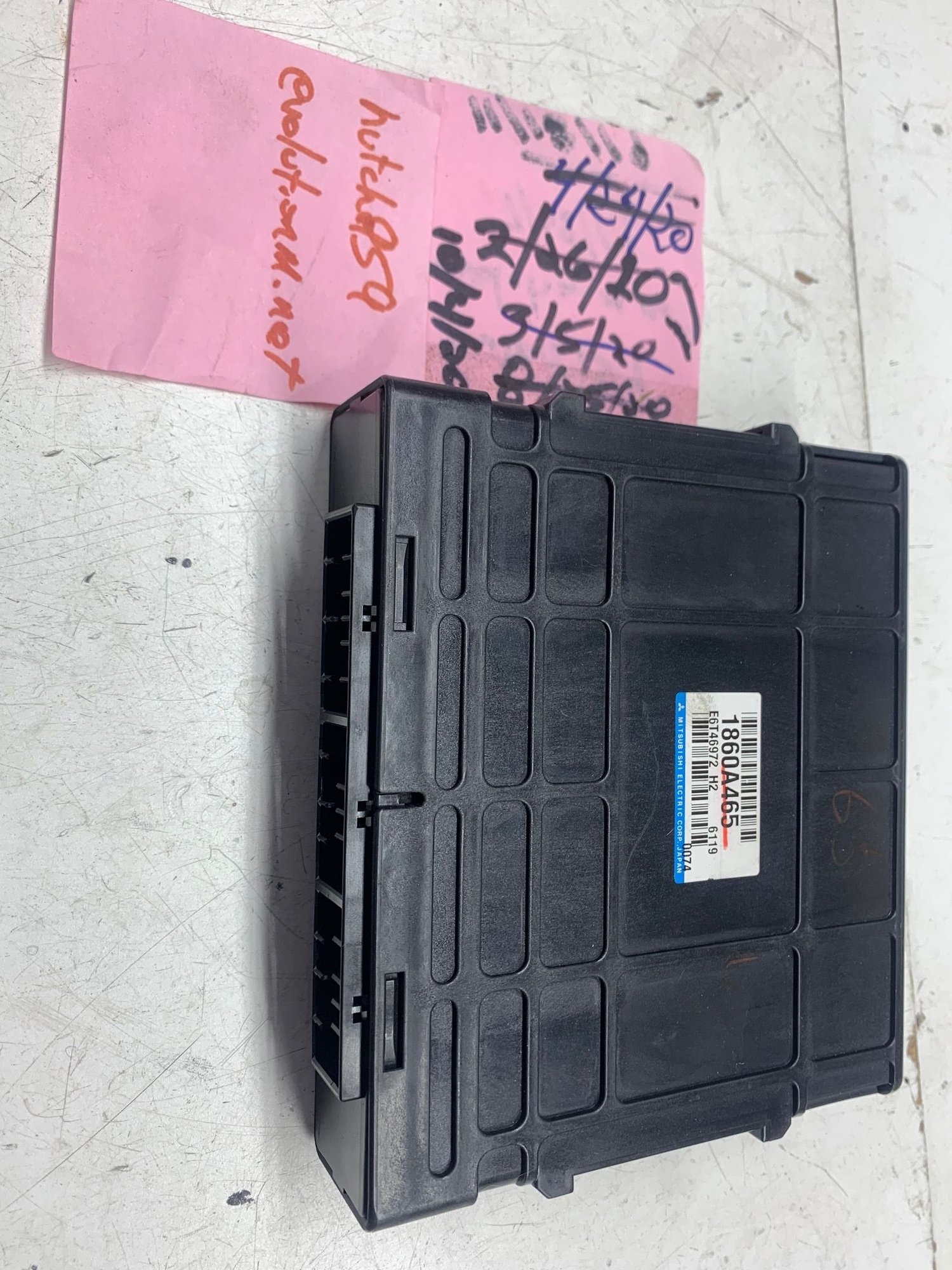 Engine - Electrical - Evo 9 ECU - Used - 2006 Mitsubishi Lancer Evolution - Signal Mountain, TN 37377, United States