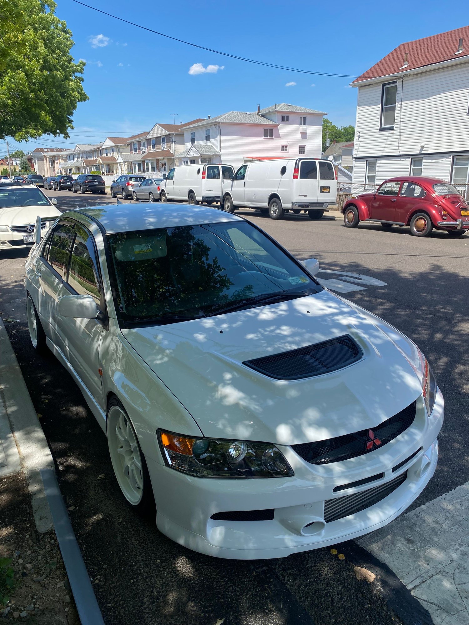 2006 Mitsubishi Lancer Evolution - Wicked White Evo 9 - Used - VIN JA3AH86C56U044850 - 68,000 Miles - 4 cyl - AWD - Manual - Sedan - White - South Ozone Park, NY 11420, United States