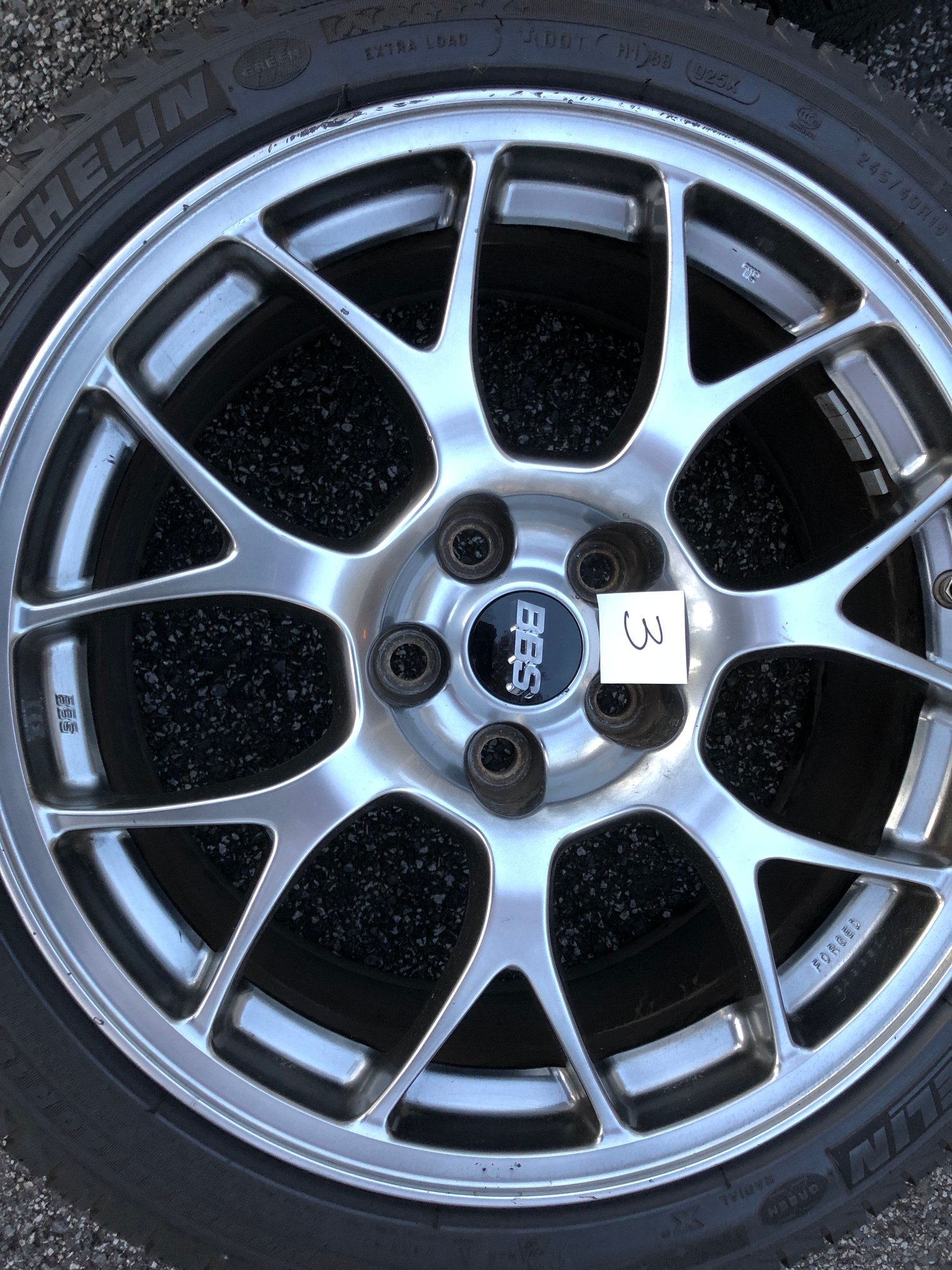 Wheels and Tires/Axles - 4 BBS Wheels and Snow Tires for EVO 10 - Used - 2011 to 2015 Mitsubishi Lancer Evolution - Sparks, MD 21152, United States