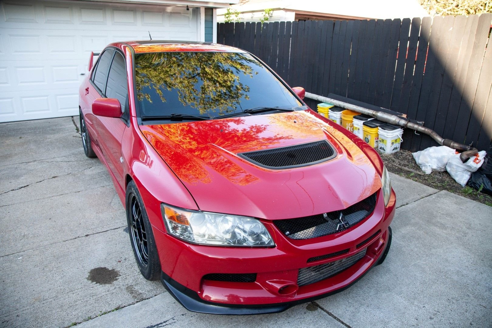 2003 Mitsubishi Lancer Evolution - Clean 2003 RR EVO Roller - Used - VIN JA3AH86F03U120352 - 129,000 Miles - Sedan - Red - Royal Oak, MI 48073, United States