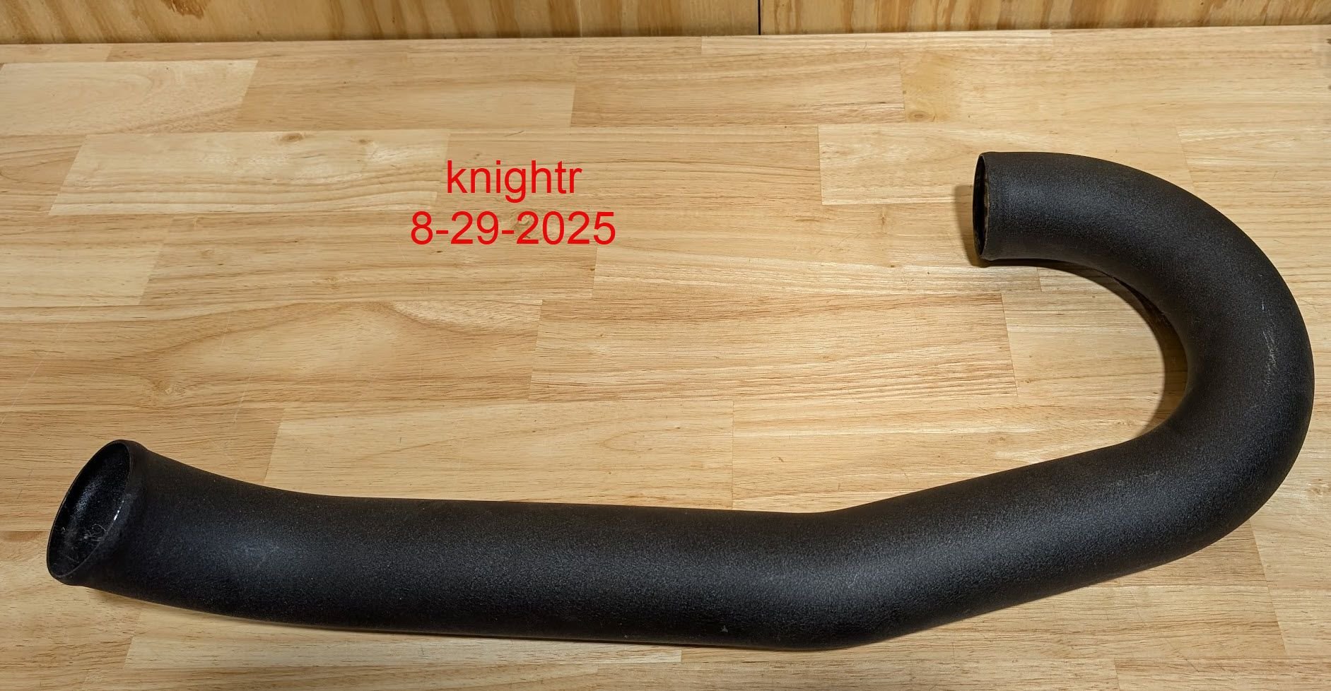 Engine - Intake/Fuel - NEW ETS Lower Intercooler Pipe for Evo 8/9 (Wrinkle Black) - New - 2003 to 2005 Mitsubishi Lancer Evolution - Milford Township, MI 48380, United States