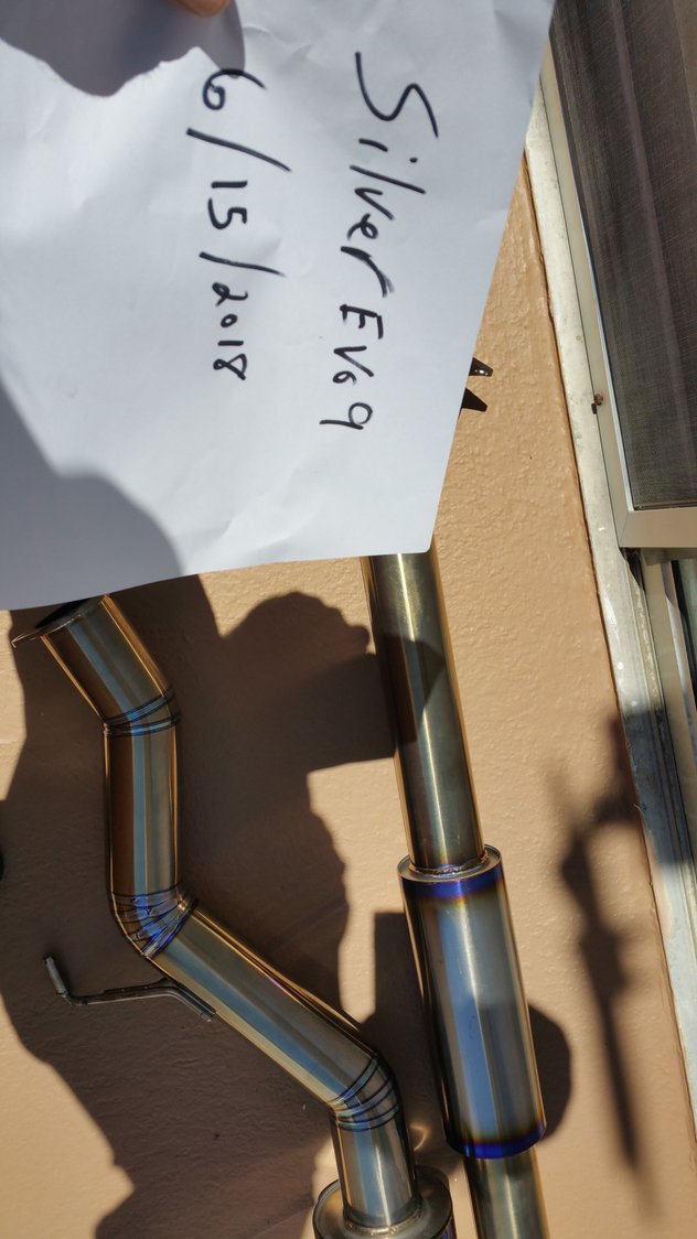 Engine - Exhaust - Lite Spec titanium exhaust, Aspec titanium test pipe , Works ceramic downpipe. - Used - 2006 Mitsubishi Lancer Evolution - Dana Point, CA 92629, United States