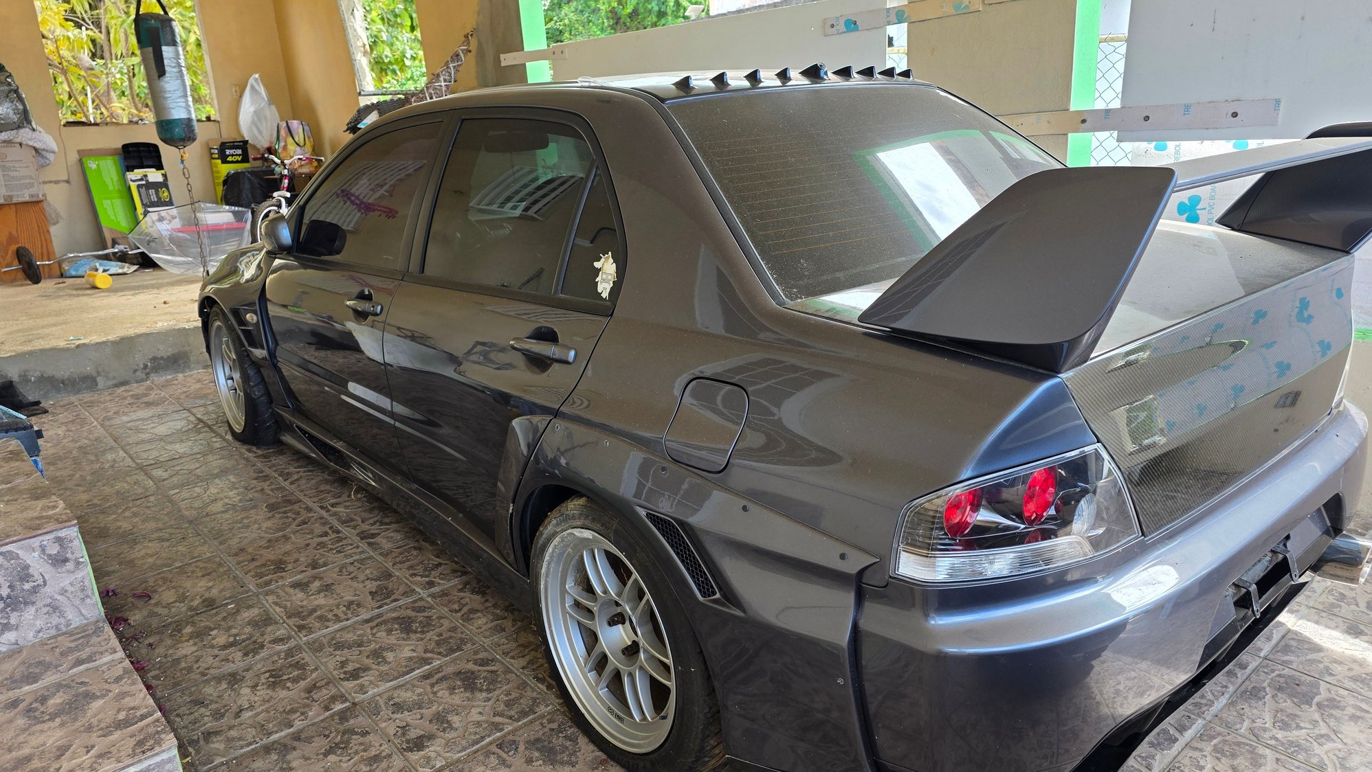 2006 Mitsubishi Lancer Evolution - PR Evo9 MR GG Widebody Vortex Original Owner - Used - VIN JA3AH86C26U048922 - 79,990 Miles - 4 cyl - AWD - Manual - Sedan - Gray - Arecibo, Puerto Rico