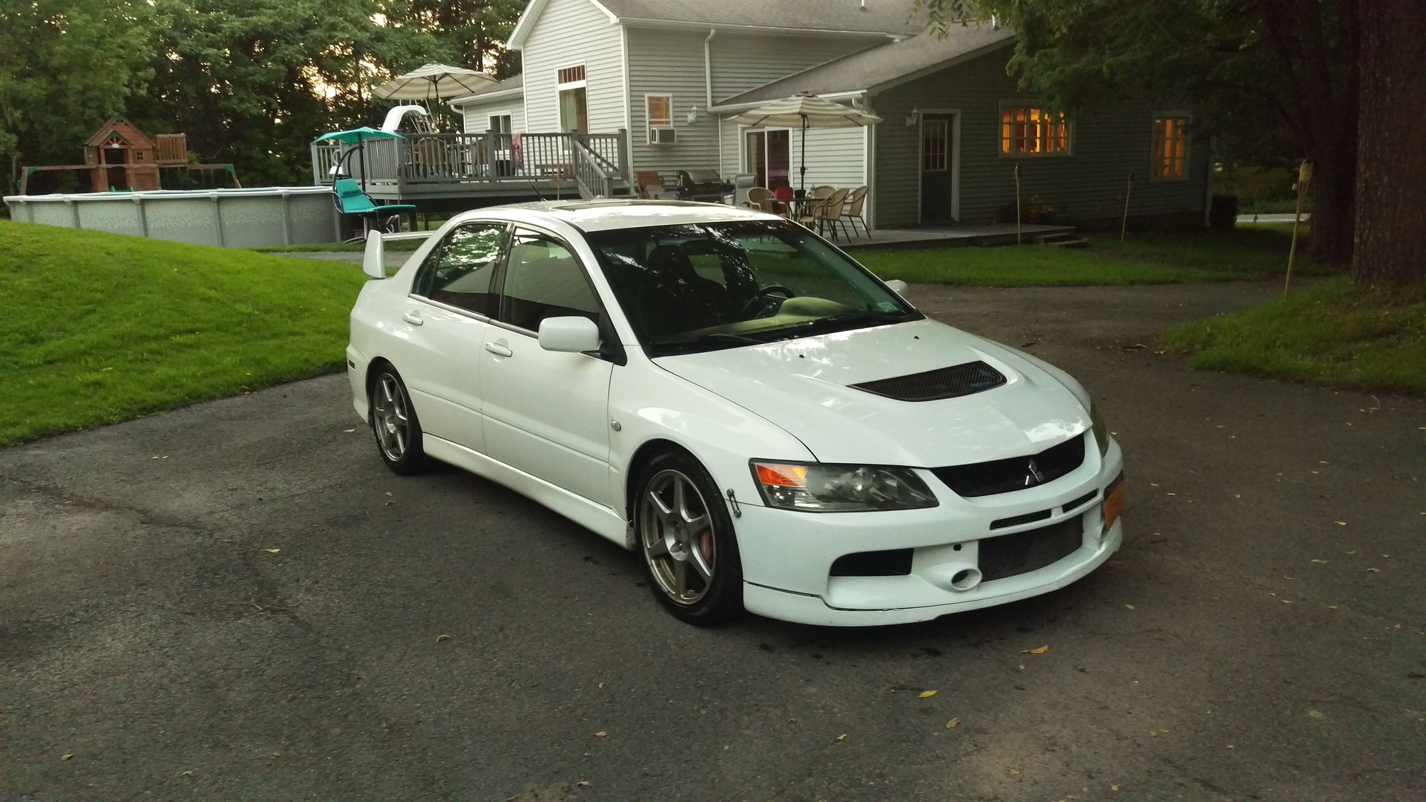 2003 Mitsubishi Lancer Evolution - 2003 evo 8 ww - Used - VIN ja3ah86f13u089984 - 151,000 Miles - 4 cyl - AWD - Manual - Sedan - White - Clifton Springs, NY 14432, United States