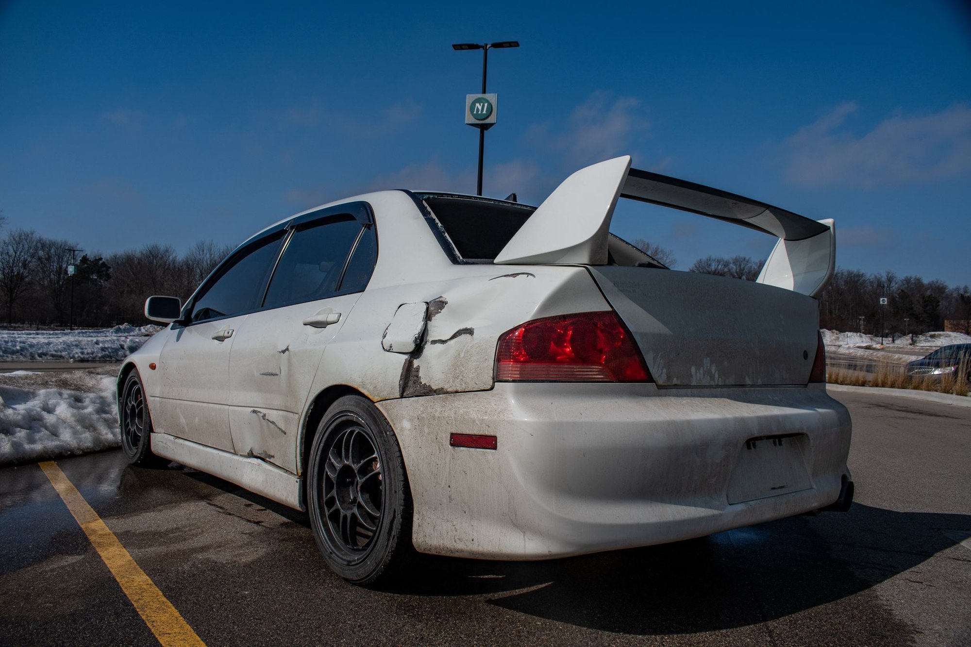 2006 Mitsubishi Lancer Evolution - 2006 Mitsubishi Lancer Evo IX GSR - Used - VIN JA3AH86C16U056381 - 160,000 Miles - 4 cyl - AWD - Manual - Sedan - White - Grand Rapids, MI 49546, United States