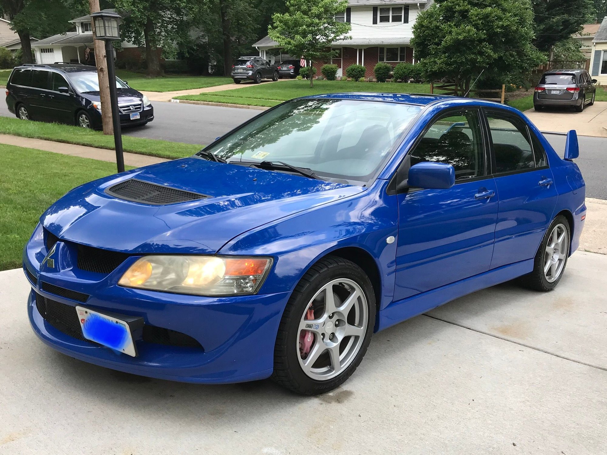 2003 Mitsubishi Lancer Evolution - For Sale: 2003 Mitsubishi Lancer Evolution, Original Owner - Used - VIN JA3AH86F73U098611 - 112,600 Miles - 4 cyl - AWD - Manual - Sedan - Blue - Springfield, VA 22151, United States